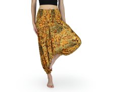 Harémové kalhoty aladin NATSU, šelmy, oranžová