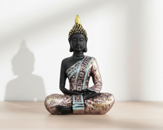 Soška Buddha meditující 14 cm