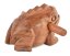 Hrající dřevěná žába světlá 16 cm II. jakost