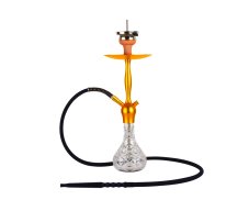 Vodní dýmka Aladin Alux Admiral Gold 50 cm Clear