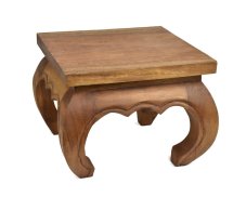 Opiový stoleček 25 x 25 cm tmavý - II. jakost