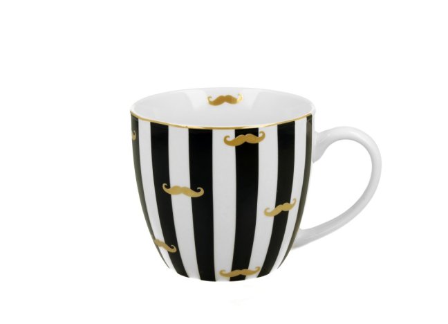 Hrnek Proužky knír 400 ml