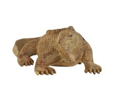 Dřevěná soška Leguán 8 cm - var. B - II. jakost