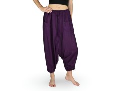 Harémové kalhoty aladin SANUN, fialové,II. jakost