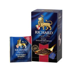 Černý čaj Richard Royal English Breakfast (25 sáčků) 50 g