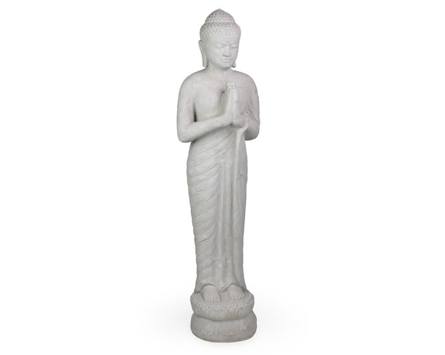 Betonová socha Buddha - Namasté - Anjali Mudra - 150 cm