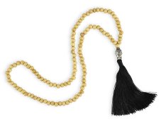 Japa Mala dřevěná natural Buddha - černá