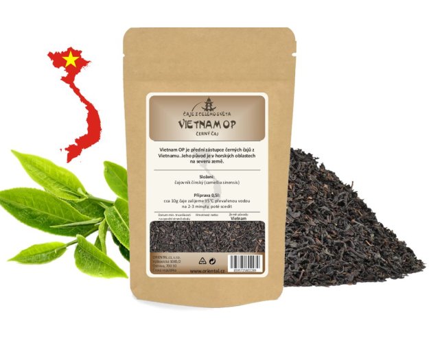 Černý čaj Vietnam OP - Gramáž čaje: 200 g