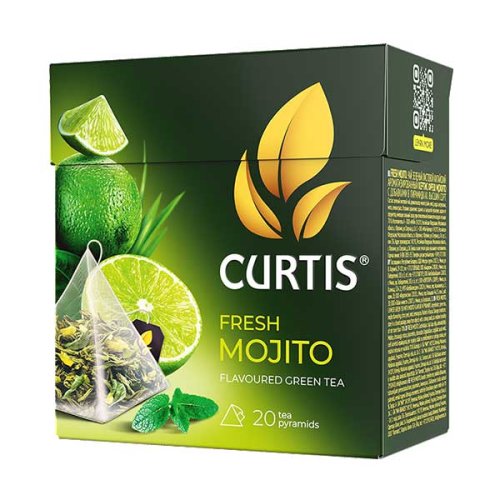 Zelený aromatizovaný čaj Curtis Fresh Mojito (20 pyramid) 34 g