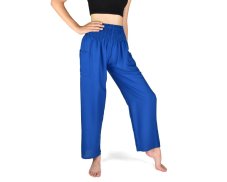 Kalhoty jóga SARUT, modré, vel. XL, II. jakost
