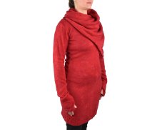 Šaty IRA s límcem, červená