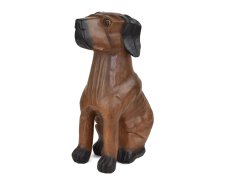Dřevěná soška Pes 52 cm - II. jakost
