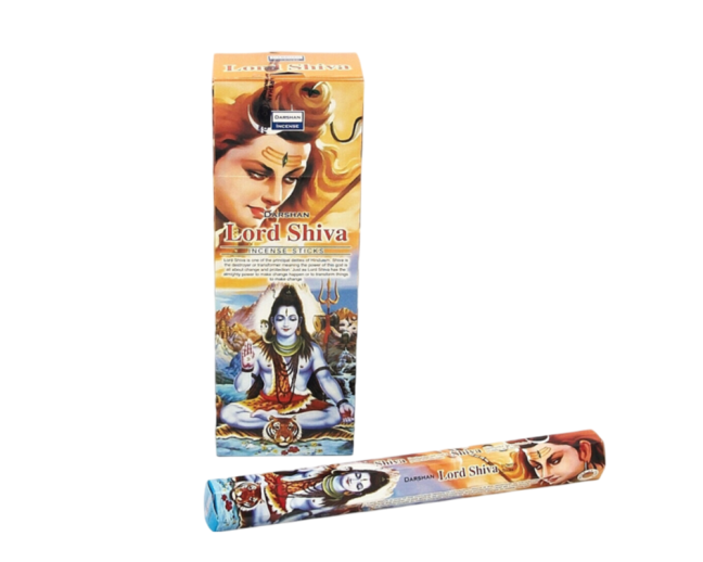 Indické vonné tyčinky Darshan Shiva 20 ks