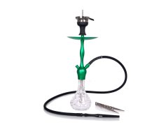 Vodní dýmka Aladin Alux Admiral Green 50 cm Clear