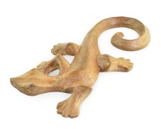 Dřevěná dekorace Ještěrka - 20 cm - var. J