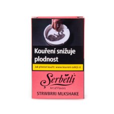 Tabák do vodní dýmky Serbetli Strwbrri Mlkshake 50 g