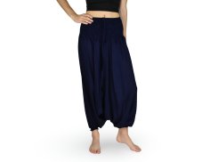 Harémové kalhoty aladin LOM, tmavě modrá, II. jakost