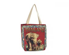 Taška malá Suchin, slon se slůnětem, červená