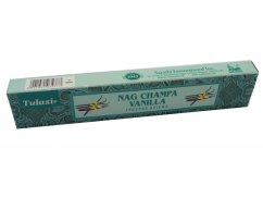 Indické vonné tyčinky Tulasi Nag Champa Vanilla 15 ks