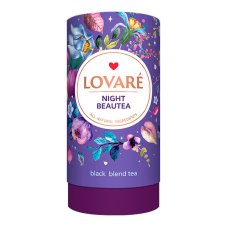 Černý aromatizovaný čaj Lovaré Night Beautea - 80 g