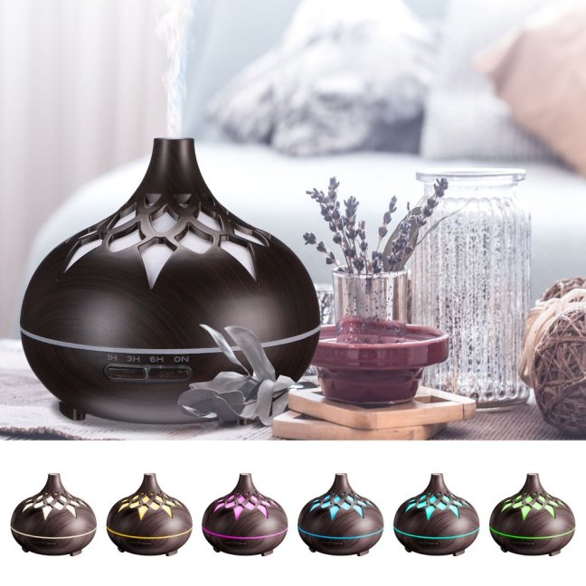 Aroma difuzér Palm tmavé dřevo 500ml SIXTOL