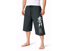 Kalhoty Nippon krátké, bavlna, šedá, boj, vel. XL