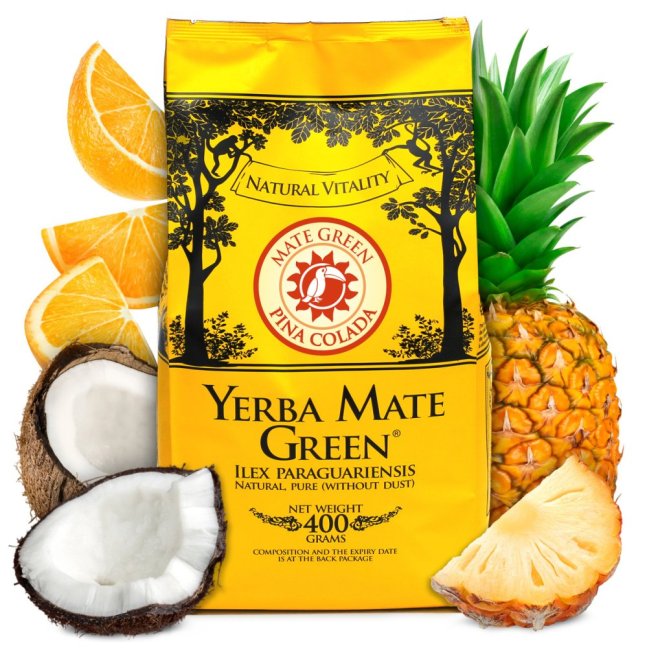 Yerba Maté Green Piňa Colada - 400 g