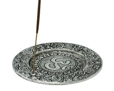 Kulatý stojan na vonné tyčinky - Óm - 11cm