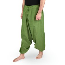 Harémové kalhoty aladin MIN, světle zelená, II. jak