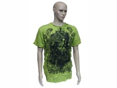 Tričko bavlna, potisk Buddha Natural Inspiration, světle zelené