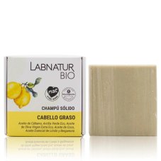 Tuhý šampon pro mastné vlasy 75 g Labnatur Bio