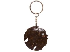 Klíčenka dřevo, ryba