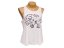 Dámské tílko Yoga, polyester, krémové, slon