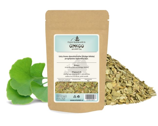 Bylinný čaj Ginkgo - Gramáž čaje: 250 g