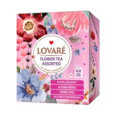 Kolekce čajů Lovaré Flower Tea Assorted (32 sáčků) 48 g