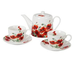 Čajová souprava VLČÍ MÁKY 900 ml - poškozená krabice -5%