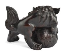 Čínský lev R 8 x 9cm - pryskyřice