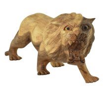 Dřevěná dekorace Lev 20 - var. B - II. jakost