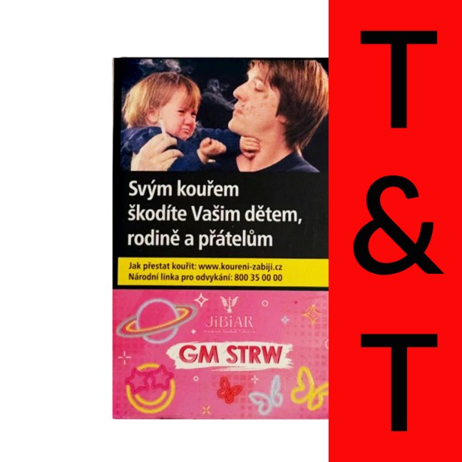 Tabák do vodní dýmky Jibiar Gm Strw 50 g