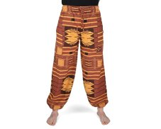 Kalhoty jóga WAAN, oranžovočervené