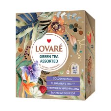 Kolekce čajů Lovaré Green Tea Assorted (32 sáčků) 48 g