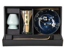 Japonská souprava Matcha set Hana Blue