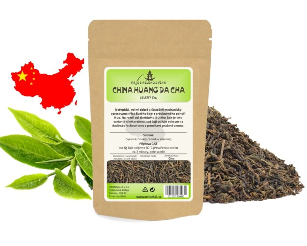 Zelený čaj China Huang Da Cha