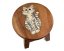 Stolička dřevěná dekor kočička
