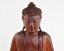 Dřevěná soška Buddha 40 cm tmavá - Dhyana Mudra - meditace - II. jakost