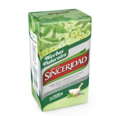 Yerba Maté Sinceridad Hierbas Naturales - 500 g
