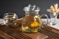Zelený kvetoucí čaj - Broskev - 1 ks