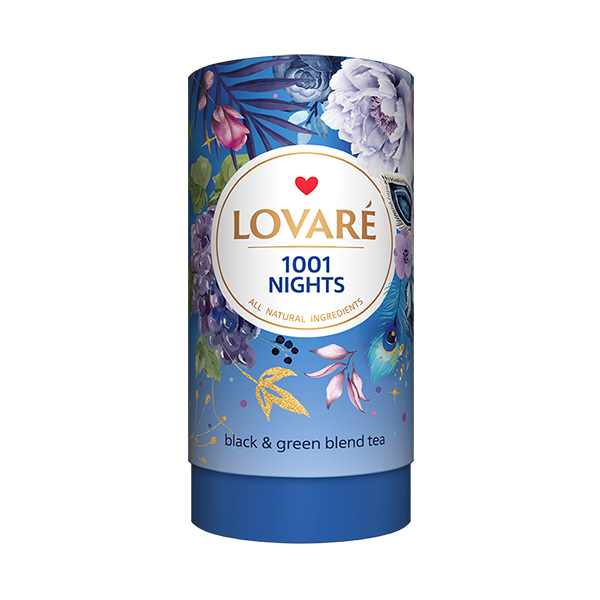Černý a zelený aromatizovaný čaj Lovaré 1001 Nights - 80 g Černý a zelený aromatizovaný čaj Lovaré 1001 Nights - 80 g