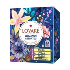 Kolekce čajů Lovaré Bergamot Tea Assorted (32 sáčků) 64 g