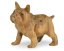 Dřevěná soška Bulldog 18 cm - varianta D